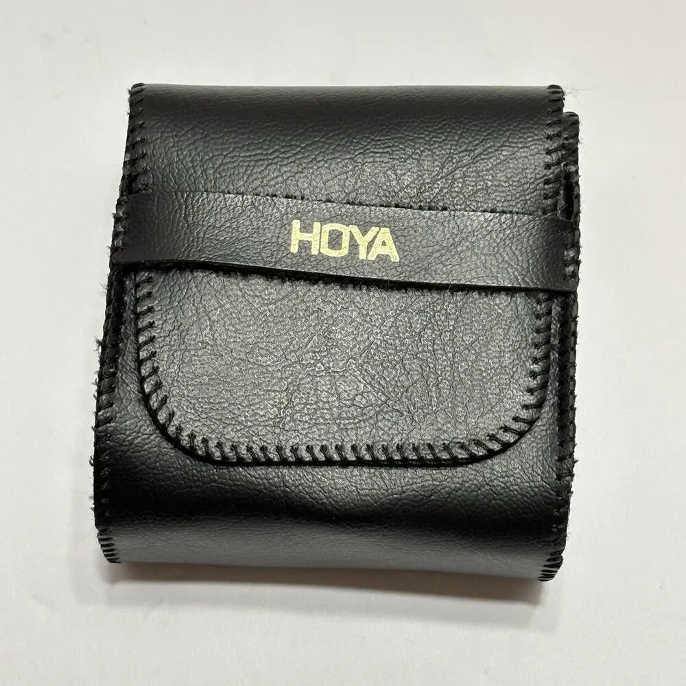 Vintage Set Of Three HOYA 62mm Close-Up Lenses +1 +2 +4 With Soft Leather Case